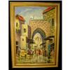 Image 1 : Oil Painting Jerusalem Landscape Holy Land #1392457