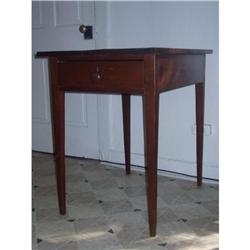 American Southern Federal walnut tea table #1392653