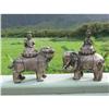  Stunning Pair - Silver Kwan Yin Tibetan Urns  #1399063