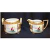 Nippon Beautiful Sailboat Creamer and Sugar #1399087