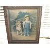 Image 1 : Antique Picture Entitled Pals Depicts a  Boy #1399164