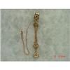 Image 1 : Victorian Gold Filled Watch Chain Fob Bates &#1399402