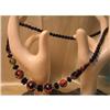  Jet  Black Glass Bead Necklace #1399494