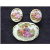 Victorian  3 Piece  LIMOGES Enamel Brooch #1399505