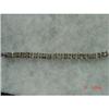 Vintage Weiss Rhinestone Bracelet 7 inches #1399553
