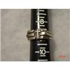 Estate Mexican Scandinavian Sterling Cross Ring#1399788