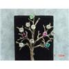 Image 1 :  Signed Sterling Rhinestone Tree of Life Brooch#1399852