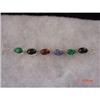 Taxco Mexican Sterling Bracelet Malachite Onyx,#1399876