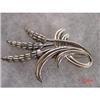 Estate DANECRAFT Sterling  Floral Design Brooch#1399890