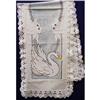 Image 1 : ARTS & CRAFTS  LINEN RUNNER - SWANS #1400295