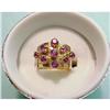 Image 1 : 10 KT Yellow Gold & Amethyst Ring #1400564