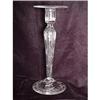 14 inch Signed Hawkes Cut Glass Candlestick #2 #1400662