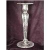 14 inch Signed Hawkes Cut Glass Candlestick #1400663