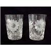 Matching Pair Gravic Cut Tumblers #1400667