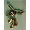Sterling Christmas Bells Pin #1400693