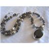 Smoky quartz~sterling silver~jasper #1400736