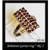 Image 1 : VINTAGE BOHEMIAN GARNET RING BG-003  #1400884