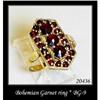 Image 1 : VINTAGE BOHEMIAN GARNET RING BG-009 #1400890