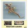 Image 1 : GENUINE BOHEMIAN GARNET LIZARD BROOCH #191 #1400902