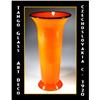 Image 1 : ORANGE TANGO GLASS VASE CZECHOSLOVAKIA 20's / #1400909