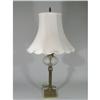 Image 1 : Clear Glass Table Lamp #1401083