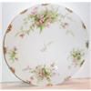 Image 1 : Pink Rose Decorated Haviland Plate #1401301