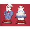 Image 1 : Raggedy Ann and Andy Baked Pottery Figures #1401347