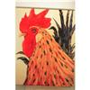 Image 1 : A 837 "Rooster "Oil On Canvass Signed #1401476