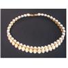 Image 1 : 1940's Rhinestone and Goldtone Necklace #1401802