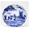 Old Japanese Blue & White Imari Bowl w Scene #1401878