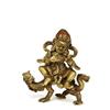 Old Chinese Tibetan Gilt Bronze Buddha Dragon #1401914