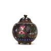 Japanese Violet Goldstone Cloisonne Censer #1401917