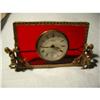 Image 1 : Landex royal craft Alarm Clock bronze and red #1401983