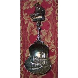 Dutch silver sugarspoon. #1402650