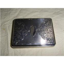 Vintage silver cigarette box #1402665