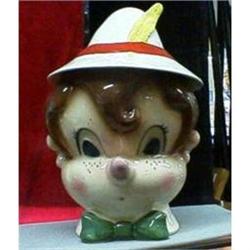 Cookie Jar:  Pinocchio by Metlox. #1402686