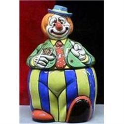 Cookie Jar:  A colorful clown #1402688