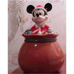 Cookie Jar: Mickey Mouse on a sack of toys. #1402689