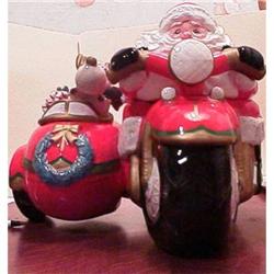 Santa on a Motorcycle by F&F #1402692