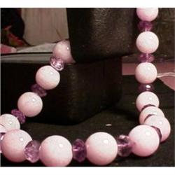 Lavender jade beads #1402720