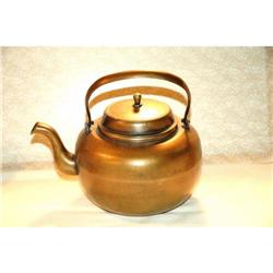 Heavy Brass Tea Kettle #1402756