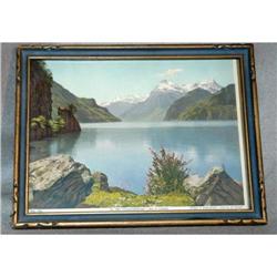 Lake Lucerne Print, Edition Stehli, Switzerland#1402765