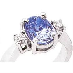 Diamonds 7.62 CT OVAL BLUE SAPPHIRE with #1402791