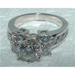 4.01 carats PLATINUM DIAMOND RING engagement #1402871