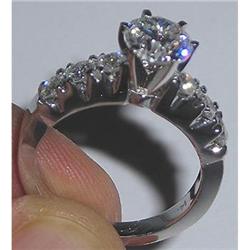 1.60 ct diamond engagement ring PLATINUM F VVS1#1402873