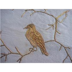 LOVELY VICTORIAN GOLD THREAD EMBROIDERY #1403317