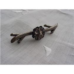 Victorian Naturalistic Period Silver Brooch #1403337