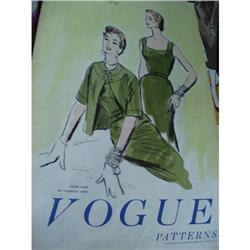 1954 VOGUE PATTERNS CATALOG SPECIAL COUTURIER#1403428
