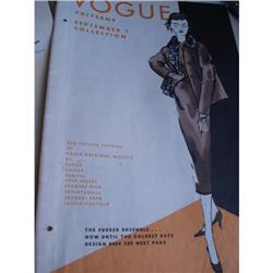 1954 VOGUE PARIS ORIGINALS PATTERN CATALOG#1403429