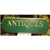 ANTIQUES shop sign store Gilt Wood Wooden #1403505